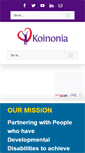 Mobile Screenshot of koinoniahomes.org